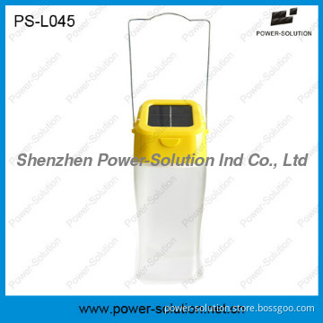 solar LED emergency lamp with 2 brightness
